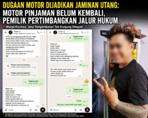 Motor Pinjaman Diduga Dijadikan Jaminan Utang, Ketua RT di Cirebon Belum Penuhi Janji Pengembalian