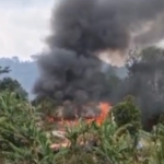 Diduga Korsleting Listrik, Rumah Warga di Lampung Barat Ludes Terbakar dalam Hitungan Menit
