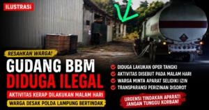 Polda Lampung Didesak Selidiki Dugaan Gudang BBM Ilegal, Transparansi Perizinan Jadi Sorotan