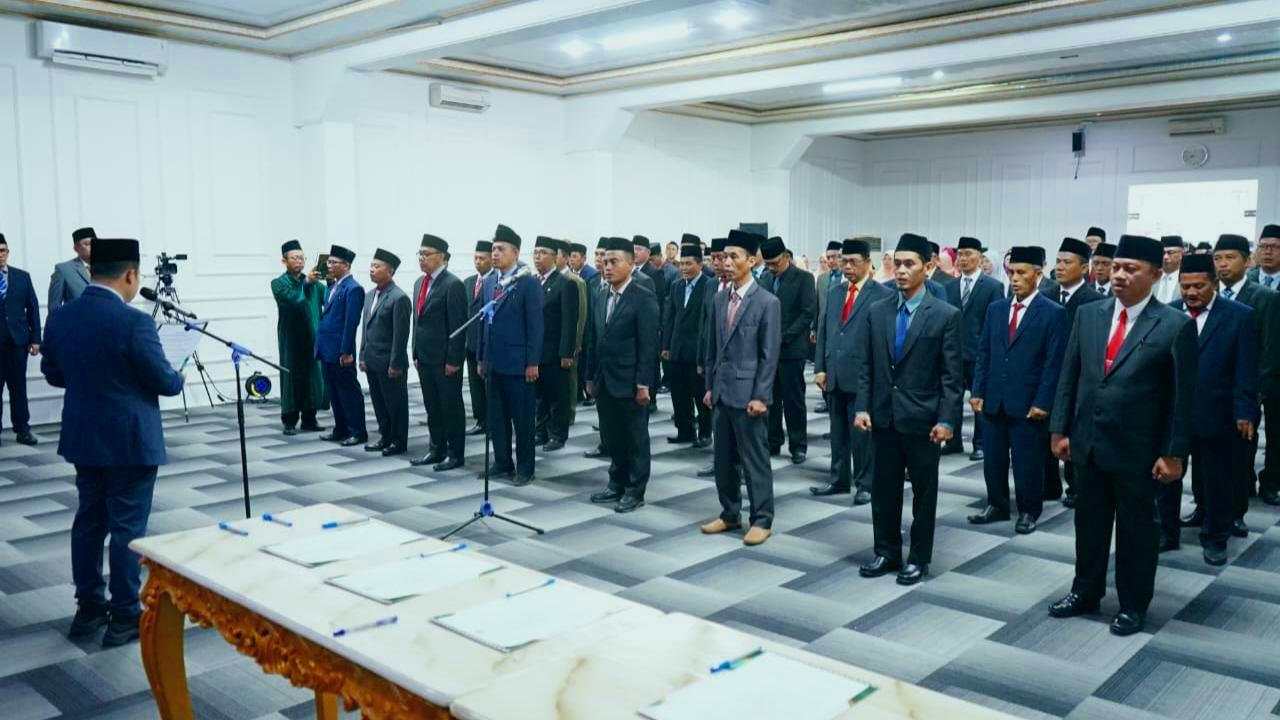 Sepuluh Kepala KUA Kemenag Kota Bandar Lampung Dilantik, Layanan Keagamaan Dituntut Makin Profesional