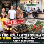 Sengketa Tanah Adat Tanjung Kemala Memanas, Laporan terhadap Kepala Kantor Pertanahan Pesawaran Resmi Diterima
