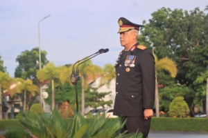HUT ke-81 Kemerdekaan, Brigjen Ari Wahyu Widodo Pimpin Upacara di Polda Aceh