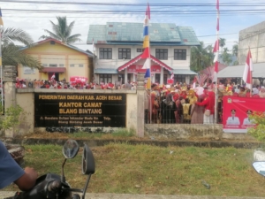 Karnaval HUT RI ke-81 Meriahkan Blang Bintang, Ribuan Pelajar Tumpah Ruah
