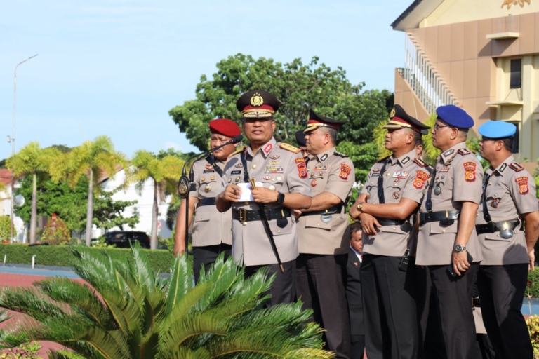 Kapolda Aceh Bacakan Proklamasi Polisi, Hari Juang Polri Dimeriahkan Lomba Devile