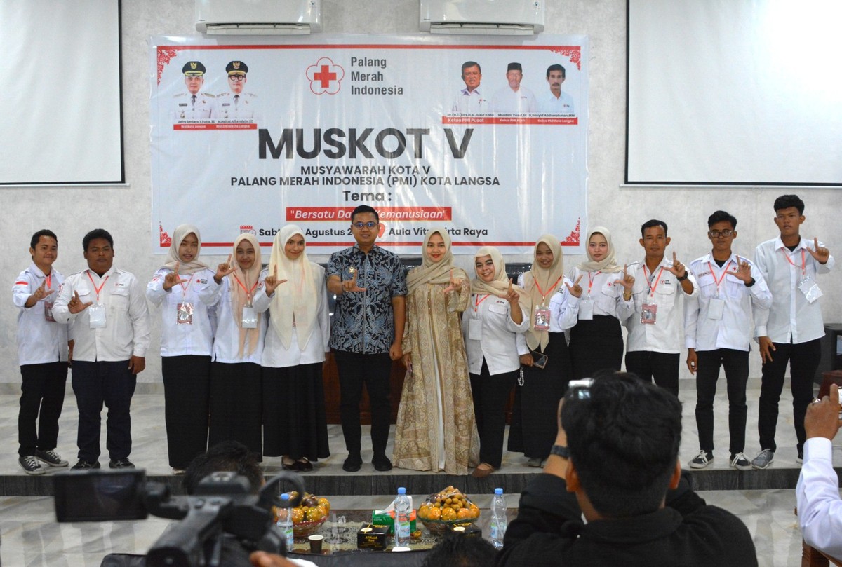 Muskot V PMI Langsa, Ngatiman Dipercaya Pimpin Periode 2026-2031