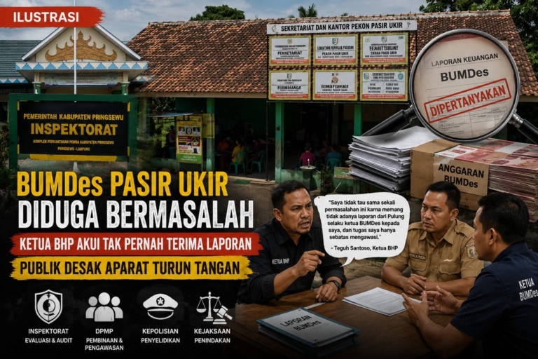 BUMDes Pasir Ukir Diduga Bermasalah, Ketua BHP Akui Tak Pernah Terima Laporan, Publik Desak APH Turun Tangan