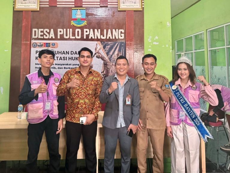 Penyuluhan Hukum KKM 62 UNIBA Dorong Warga Pulo Panjang Sadar Hak Anak
