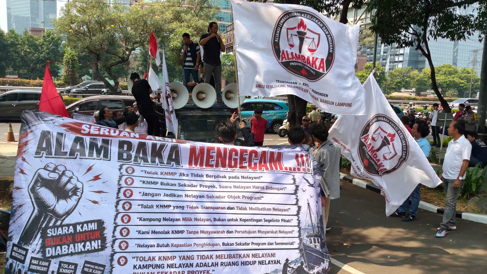 PETI Waykanan Disorot, ALAM BAKA Desak Aktor di Balik Tambang Ilegal Diusut