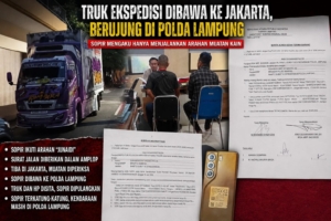 Syaefudin Terkatung-katung di Lampung, Truk Ekspedisi Masih Berada di Polda Lampung