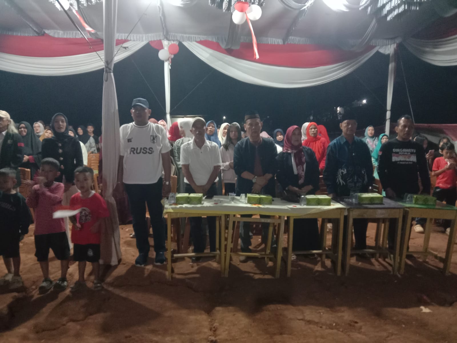 LSM Maung Hadiri Malam Puncak HUT RI ke-81 di Pesawaran, Semangat Kebersamaan Menggema di Gedung Dalom