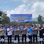Penanaman Bawang Putih Serentak di Lampung Barat, Polres dan Polda Lampung Perkuat Swasembada Pangan