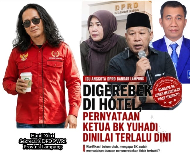 Dugaan Penggerebekan Anggota DPRD Bandar Lampung Dipertanyakan, Hanif: Kesimpulan BK Terlalu Dini