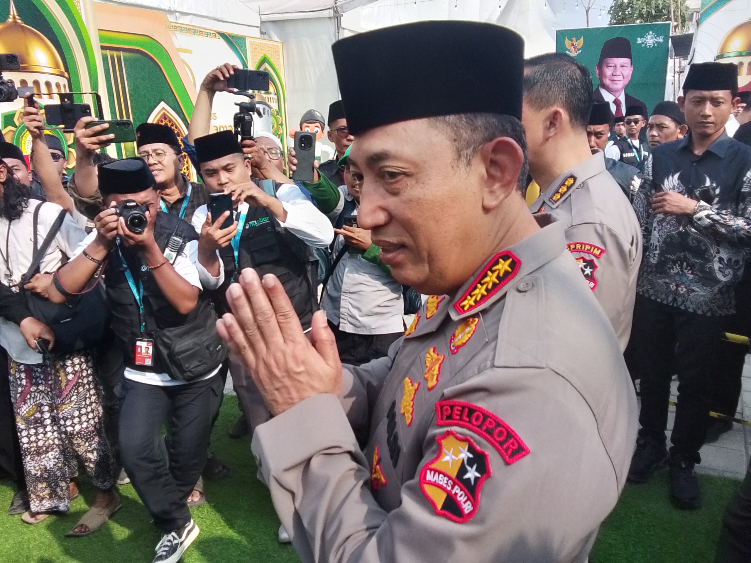 Kapolri Tiba Jelang Muktamar NU, Jombang Bersiap Sambut Ribuan Peserta