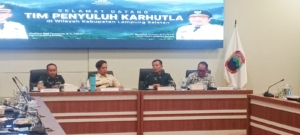 Tim Penyuluh Karhutla Audiensi dengan Bupati Lampung Selatan, Fokus Perkuat Pencegahan Kebakaran