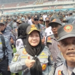 Eva Dwiana Hadiri Apel Akbar Linmas di Palembang, Perkuat Sinergi Pemerintah dan Masyarakat