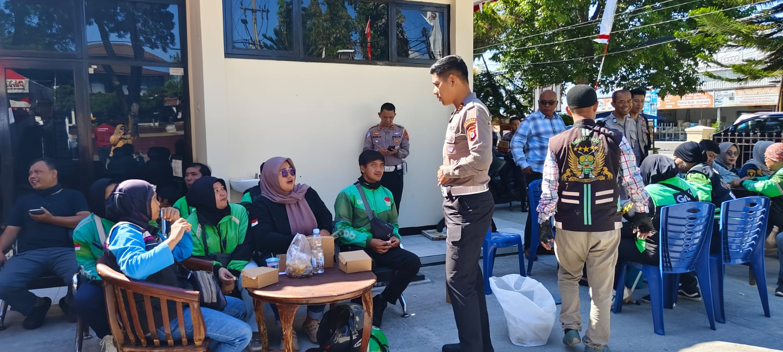 Servis Motor Gratis, Polisi Gandeng 70 Driver Ojol di Kuningan