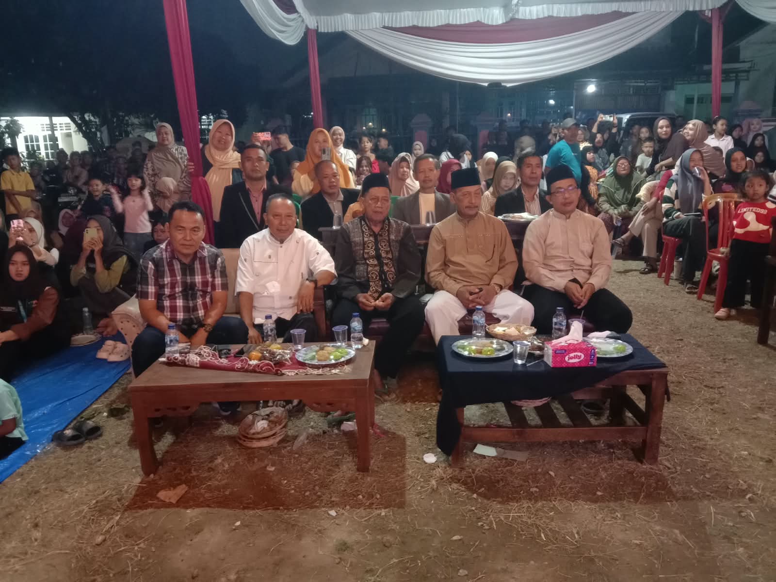 Lurah Dara Hadiri Malam Puncak HUT RI ke-81 di Kemiling, Warga Kompak Jaga Kebersamaan