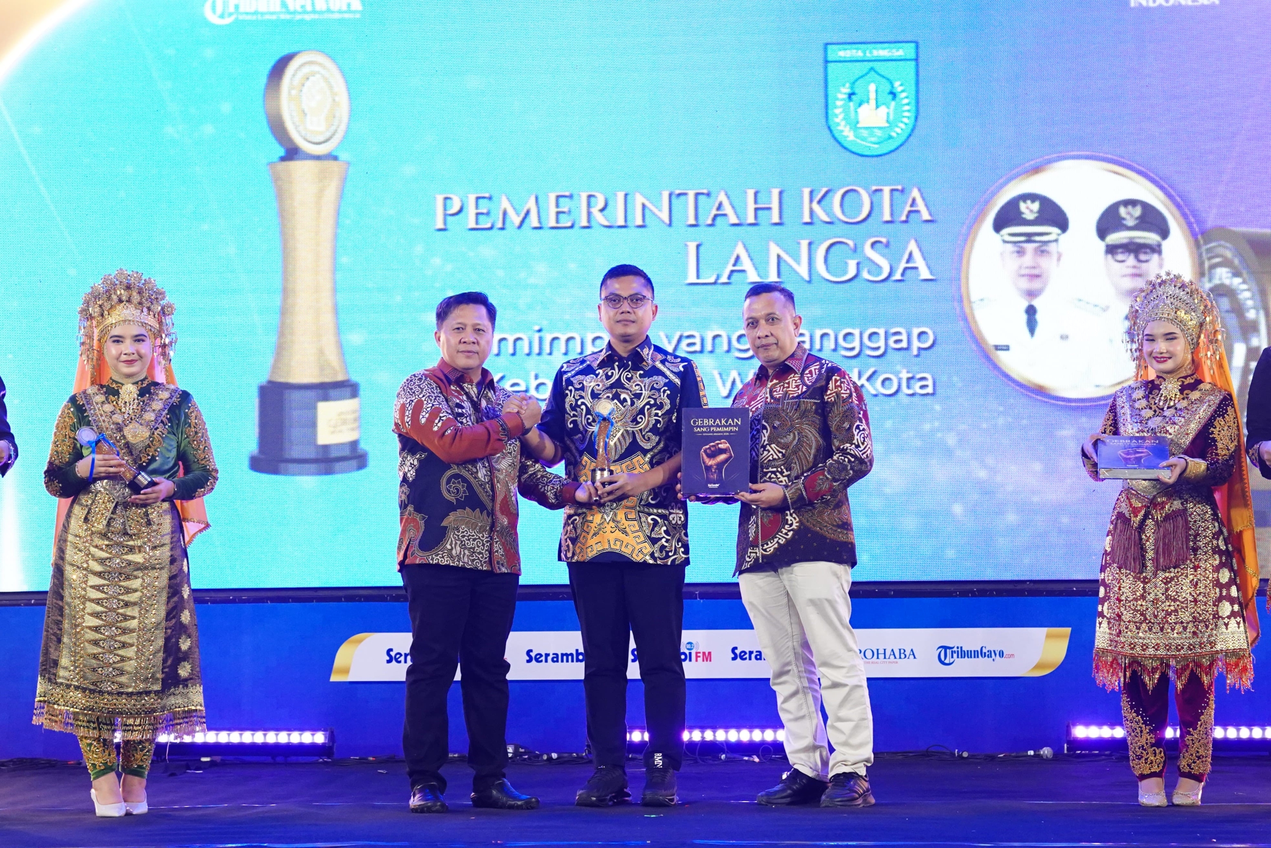 Pemimpin Tanggap Kebutuhan Warga, Pemko Langsa Raih Serambi Award 2026