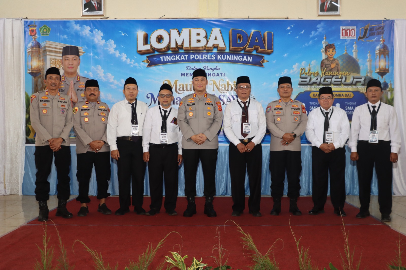 Lomba Dai Polres Kuningan Jadi Wadah Generasi Muda Tebarkan Kebaikan