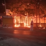 Warung Jajanan di Sukanegara Ludes Terbakar, Diduga Dipicu Pembakaran Sampah