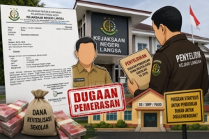 Kejari Langsa Selidiki Dugaan Pemerasan Dana Revit, Plt Kadisdik Diminta Keterangan