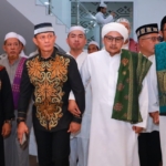 Kapolda Lampung Hadiri Penutupan Majelis Maulid Arbain Lampung di Masjid Al-Bakrie