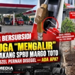 Solar Bersubsidi Diduga “Mengalir” di Belakang SPBU Margo Toto, Satu Nozel Pernah Disegel