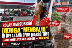 Solar Bersubsidi Diduga “Mengalir” di Belakang SPBU Margo Toto, Satu Nozel Pernah Disegel