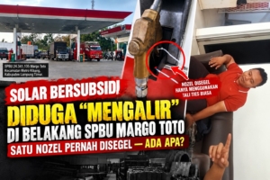 Solar Bersubsidi Diduga “Mengalir” di Belakang SPBU Margo Toto, Satu Nozel Pernah Disegel