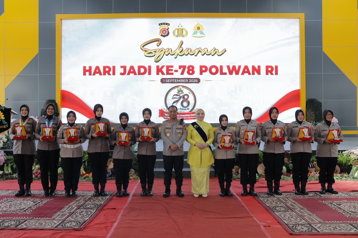 Polwan Polda Aceh: Profesional, Humanis, dan Berdampak Nyata di Hari Jadi ke-78