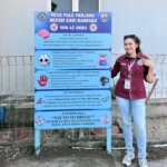 Mahasiswa KKM Uniba Pasang Papan Edukasi Bahaya Narkoba di Desa Pulo Panjang