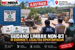 Gudang Limbah Non-B3 di Sidomukti Disorot, Legalitas dan Kesesuaian Lingkungan Dipertanyakan