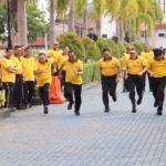Lomba Lari Antar-Satker Polda Aceh Semarakkan Olahraga Jumat, Kapolda Dorong Sportivitas Personel