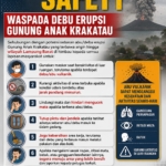 Debu Gunung Anak Krakatau Terdeteksi di Lampung Barat, BPBD Keluarkan 6 Imbauan Mendesak