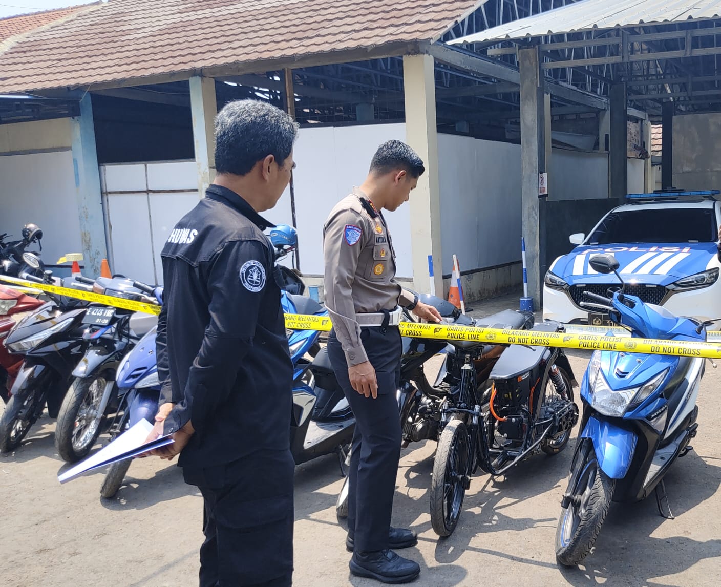 Polres Kuningan Gagalkan Balap Liar di Jalan Baru, 26 Remaja dan 15 Motor Diamankan