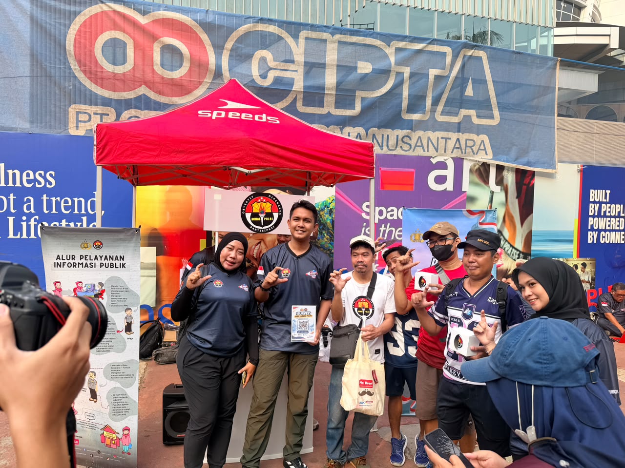 Sosialisasi Hak untuk Tahu, Polri Perkuat Edukasi Informasi Publik di CFD Jakarta