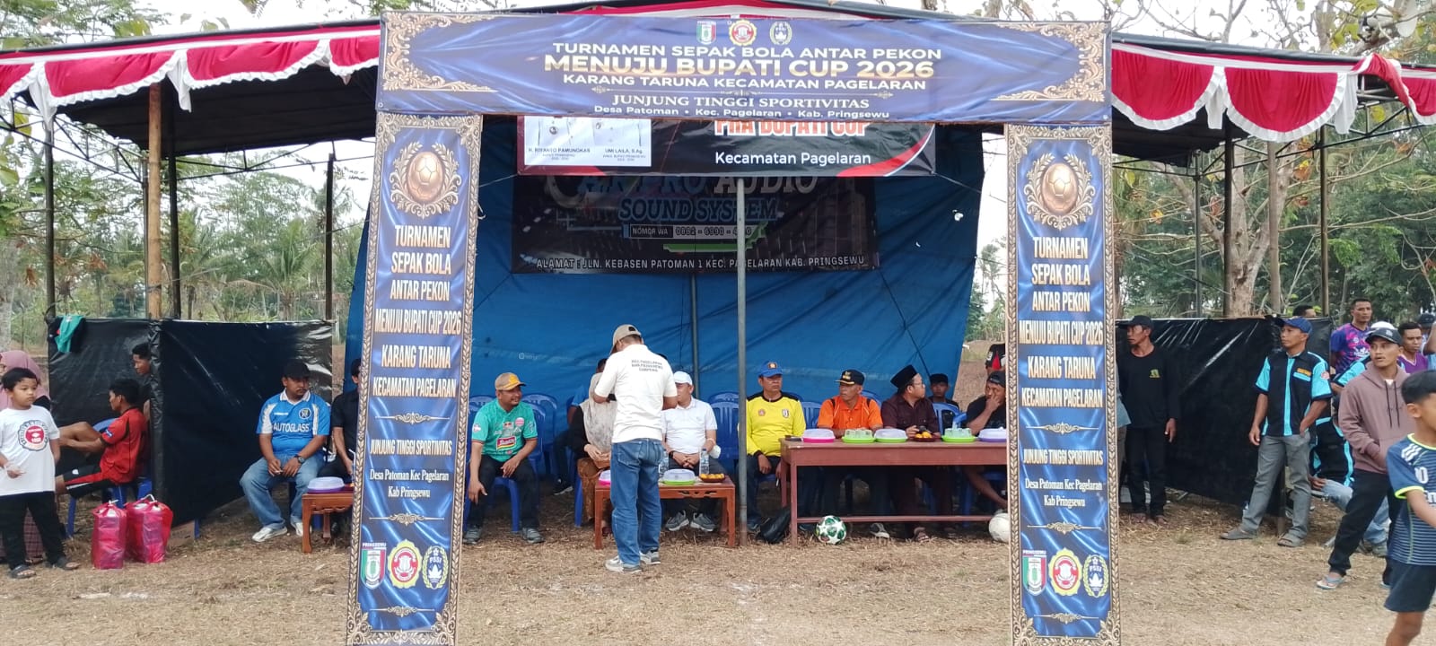 Karang Taruna Pagelaran Gelar Turnamen Sepak Bola, 17 Pekon Berebut Tiket Menuju Bupati Cup 2026