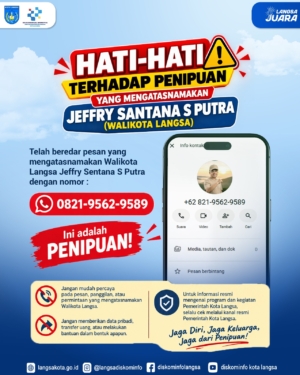 Wali Kota Langsa Imbau Waspadai Penipuan Mengatasnamakan Dirinya