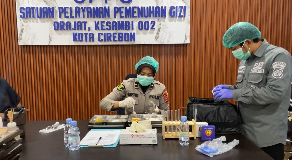 Keamanan MBG Diperiksa, Sidokkes Polres Cirebon Kota Pastikan Makanan Layak Didistribusikan