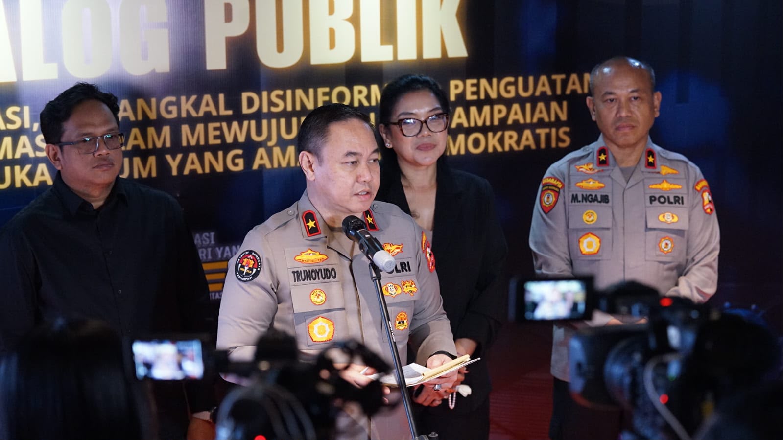 Kawal Aspirasi, Tangkal Disinformasi, Polri Dorong Ruang Demokrasi Tetap Aman