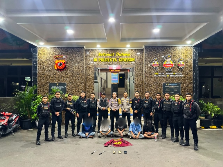 Raimas Macan Kumbang 852 Gagalkan Tawuran di Winong, Lima Pelajar Diamankan