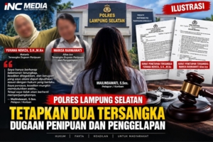 Polres Lampung Selatan Tetapkan Dua Tersangka Dugaan Penipuan dan Penggelapan, Korban: “Saya Tidak Akan Berhenti Memperjuangkannya”