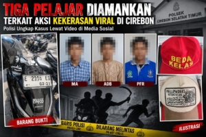 Kekerasan Pelajar Viral, Polisi Cirebon Seltim Amankan Tiga Terduga Pelaku