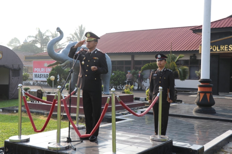 Kapolres Lampung Barat Pimpin Upacara Hari Kesaktian Pancasila, Tekankan Integritas dan Nasionalisme